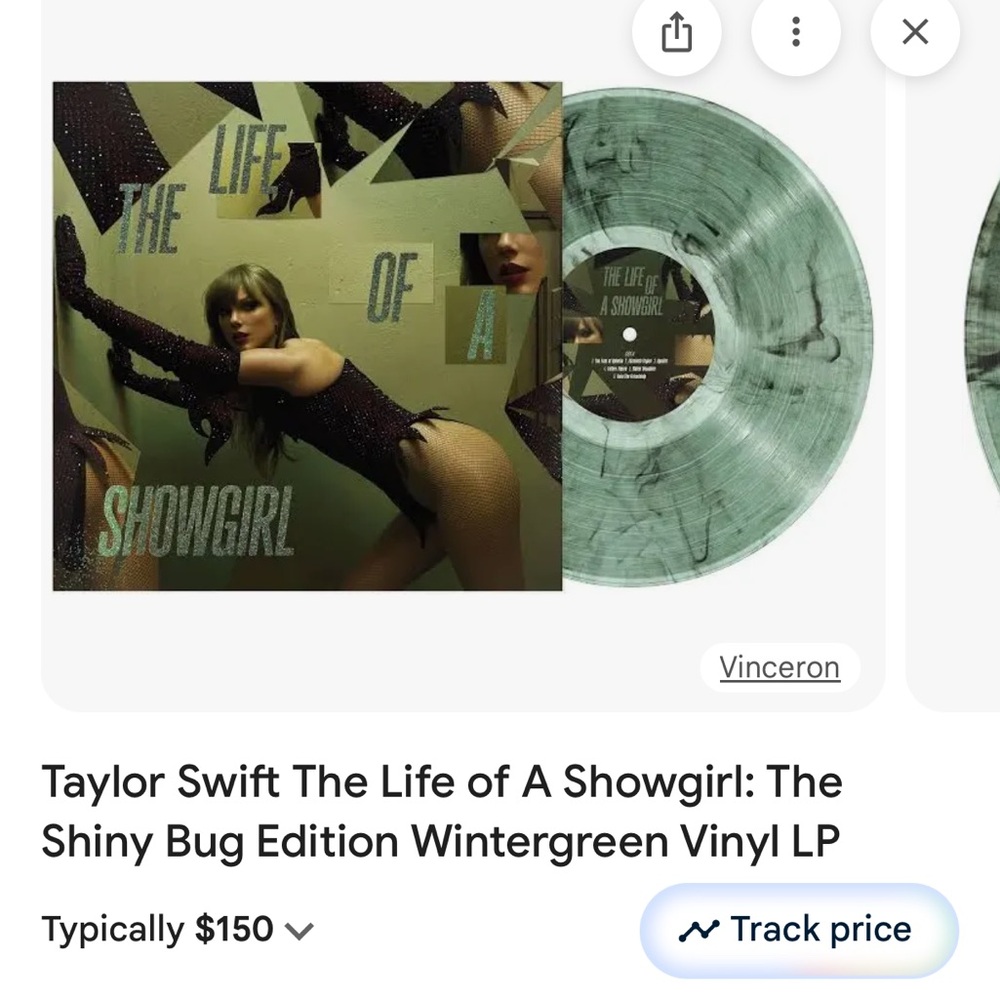 The Life of a Showgirl: The Shiny Bug Edition (Wintergreen & Onyx Marbled Vinyl)